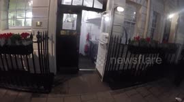 Natalie Dormar departs the Theatre Royal Haymarket