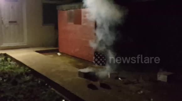 Diwali fireworks Celebration Southall UK 2017