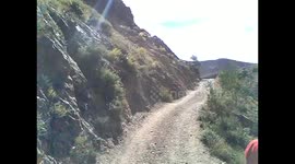 México. Real de catorce a Estación 14. Trayecto en Willy 4x4 de los 50. 2014. Toma (3)