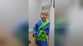 Newsflare Edit - Baby testing his new words