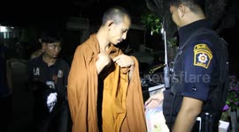 Buddhist monk publicly defrocked after drunken rant on bus