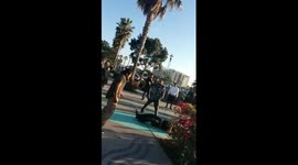Oceanside bum fight