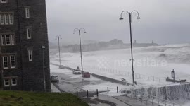 Storm Brian Hits Aberystwyth - 21st October 2017