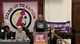 Petros Constantinou - Capitalism is racist, Stup down the Wall and concentration camp in UN and Europe