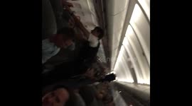 passengers arguing and swearing on Monarch fllght