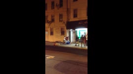 Street Fight outside a Paterson NJ Bar El Fuente