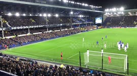 Ashley Williams Shows Everton Don’t Let Lyon Players Push Him about. Fight.
