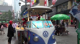 Fantastic Volkswagen food van in China