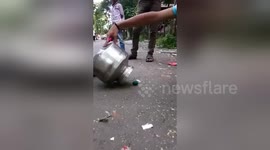 Teens’ Diwali prank goes wrong as metal vessel launches like a rocket