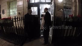 Natalie Dormer Departs Venus In Furs in Red Boots