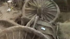 Archaeologists find four ancient royal 'limousines' in central China