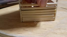 Miniature Garden| DIY Bamboo House and Bench