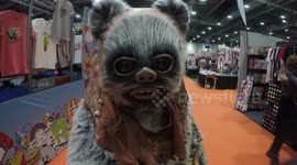 Awesome Ewok costume at MCM London Comic Con