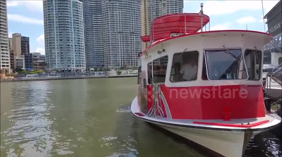 River Brisbane, City Ferry Services, Australia, Holman Street to Eagle Street Pier
