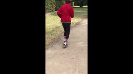 Slowest jogger ever