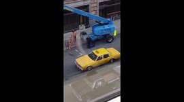 Benedict Cumbetbatch filming in Glasgow street