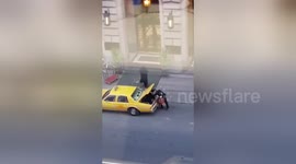 Benedict Cumberbatch spotted during Melrose filming in Glasgow