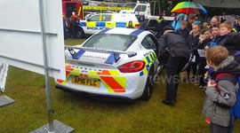 Porsche Police Car