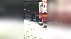 MANHATTAN TRUCK ATTACK: Police pin suspect to ground