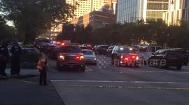 Injured taken away after New York terror attack