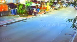 Shocking CCTV footage of man knocked over in hit-and-run