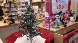 Christmas tree at Clinton in Westfield Stratford City