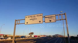 CDR Sabadell talla la C-58 a primera hora. @cdrsabadell