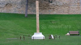 Monument bears uncanny resemblance - to a giant TOILET PLUNGER