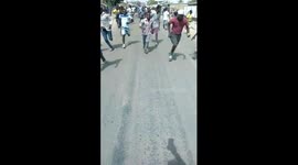 Population runs from army in Sokode, Togo