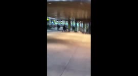 Drunk Man in Malaga Airport