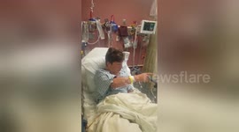13-year-old raving after waking up from anaesthesia