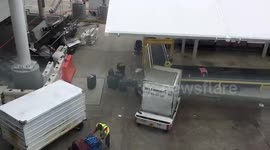 Houston airport luggage handlers