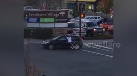 Man dragged along by car in shocking road rage incident