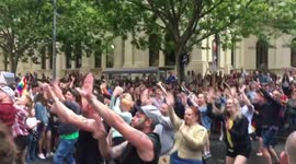 AUSTRALIA SAME-SEX MARRIAGE: Flash mobs after equality vote