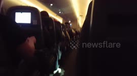 Turbulence on flight to London from Boston