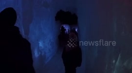 Christmas Castle of Color Changing Ice