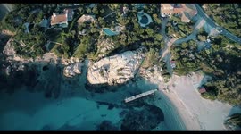 Winter in Sardinia. Cinematic drone footage filmed in 4K with DJI Phantom4 PRO