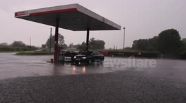 Torrential Rainfall from Thunderstorm - Kesh - June 9th 2014