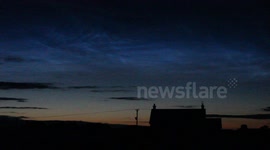 Stunning Noctilucent Clouds Real Time Video (3) - June 20th 2014