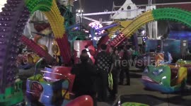 Spinning octopus fairground ride crashes injuring 15 passengers