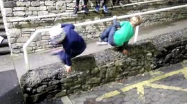 Free Running boys at Kendal Mountain Festival