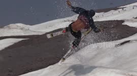 Professional athlete takes professional fall