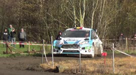 slippy corner in Rally Kortrijk  (modern cars)