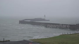 Stormy Seas at Whitehaven, Cumbria - November Winds