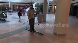 How skiers go shopping