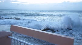 Hurricane Nate Pounds Grand Cayman Island