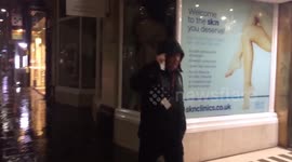 Security system branded 'sad' by homeless charity for threatening to call cops