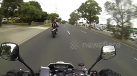 PULLED OVER FOR A TINTED VISOR AND GO PRO!