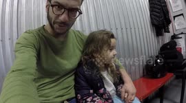 Dad takes his daughter Go-Karting for the first time