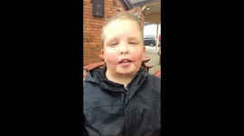 Lil mans take on watching Monarch Aid!!!